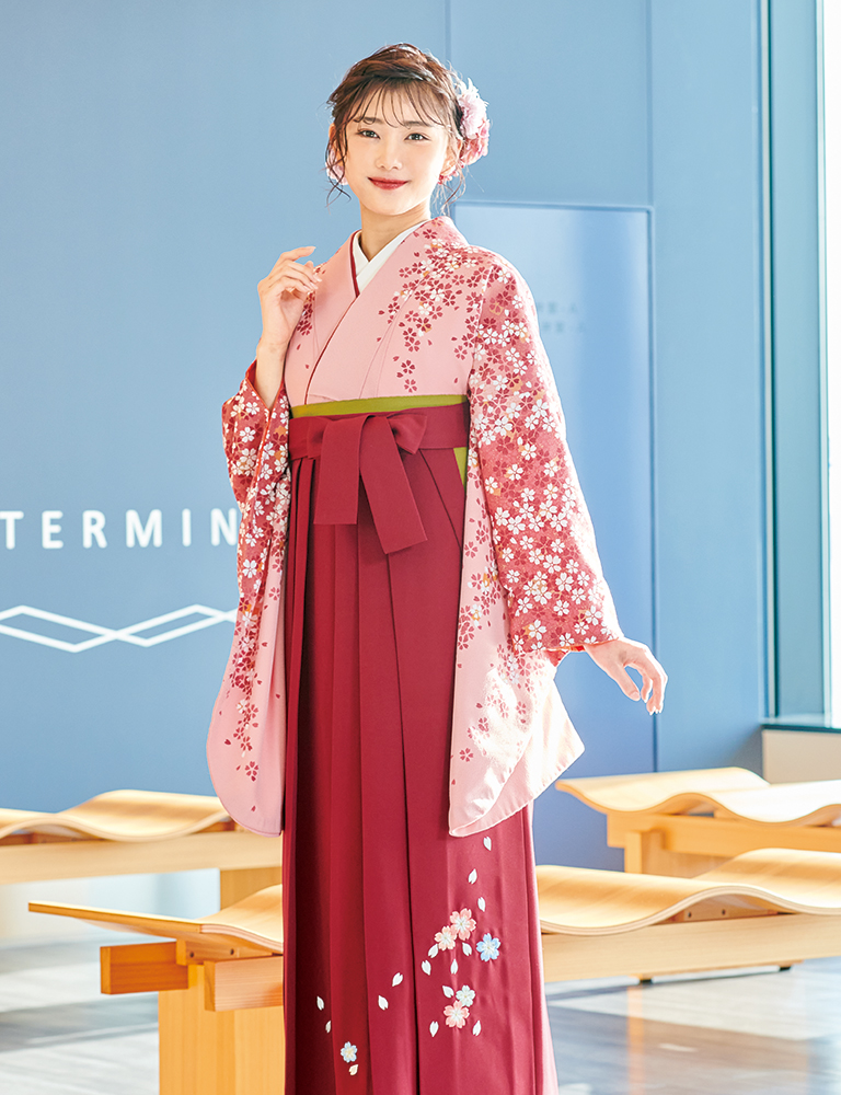 桜刺繍の袴一覧｜卒業袴のレンタルはマイム